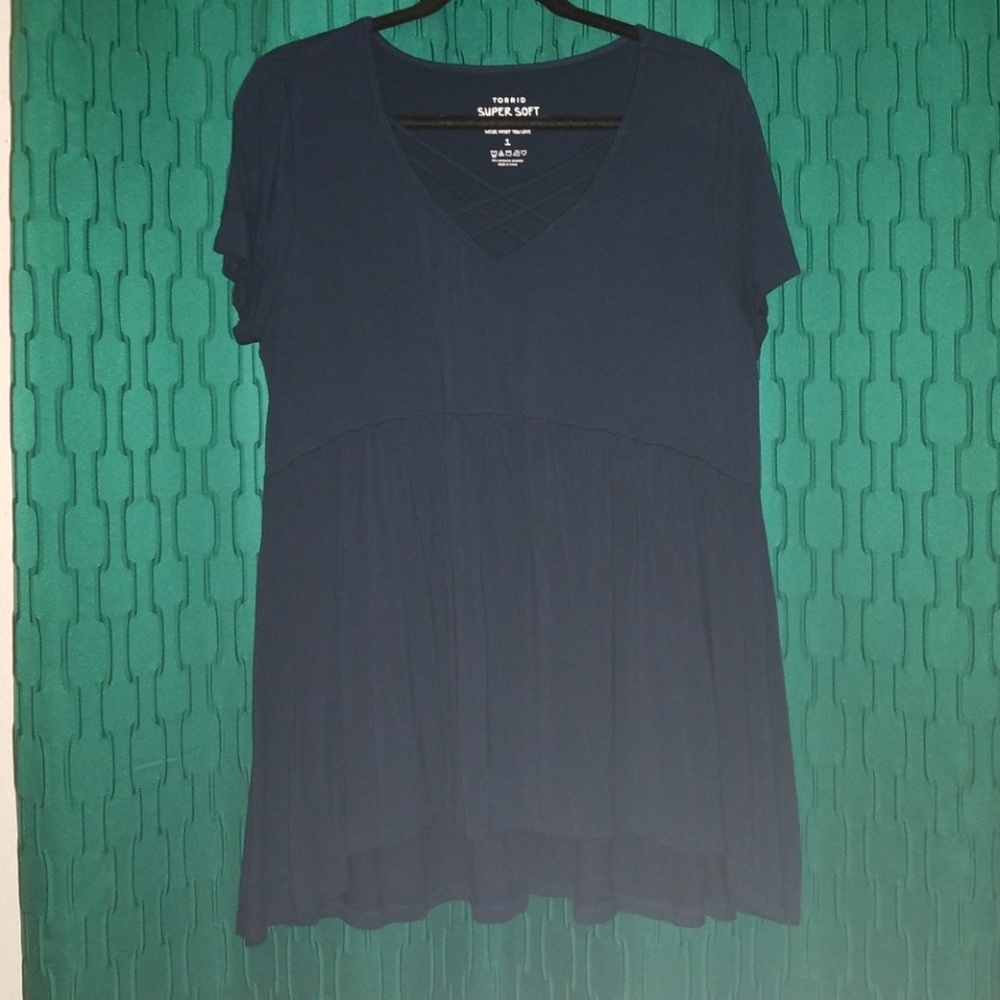 Cotton Short-sleeved Blouse